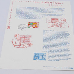 Collection de documents philatéliques Premier Jour France 2008 en un album.