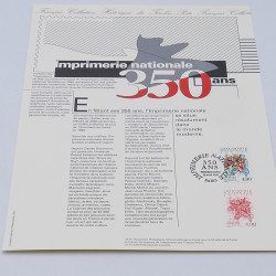 Collection de documents philatéliques Premier Jour France 1990-1991 en un album.