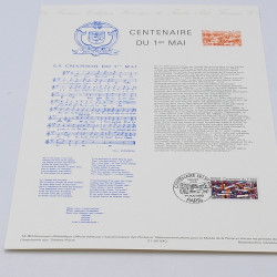 Collection de documents philatéliques Premier Jour France 1990-1991 en un album.