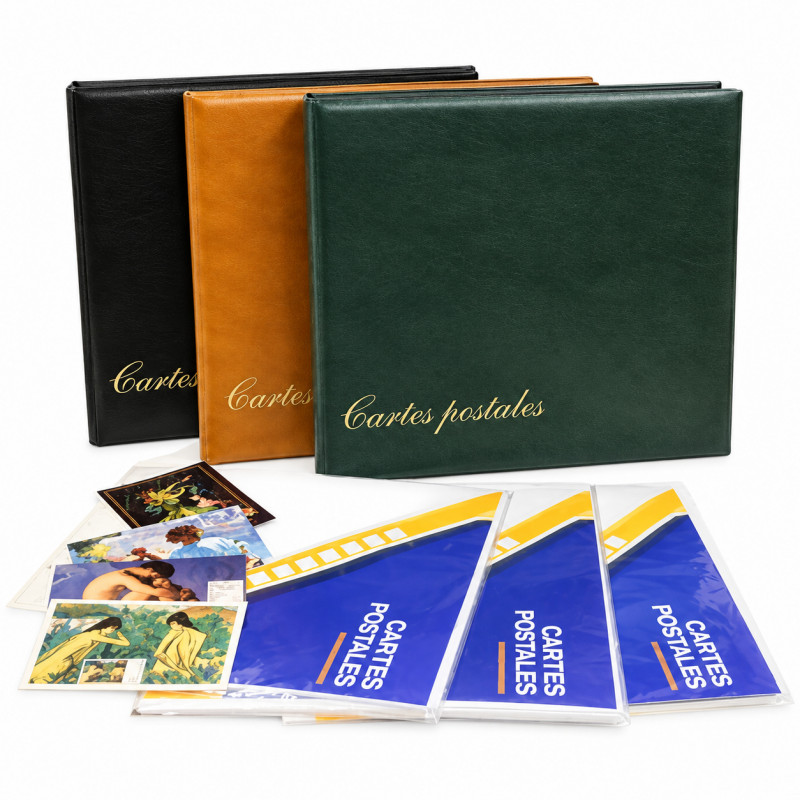Album Yvert pour ranger 170 cartes postales modernes.