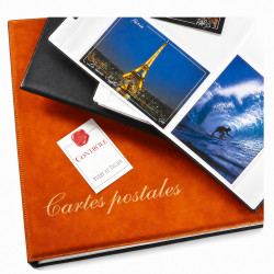 Reliure luxe Yvert et Tellier pour cartes postales.
