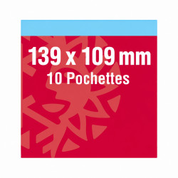 Pochettes double soudure 139 x 109 mm pour bloc Strasbourg.