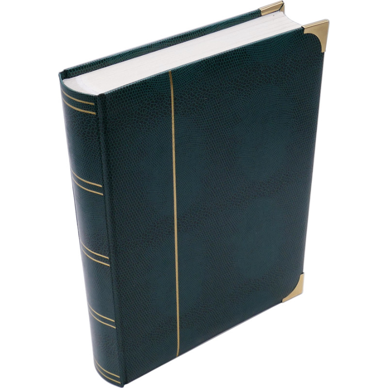 Classeur design Croco 64 pages blanches pour timbres.