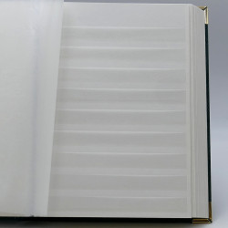 Classeur design Croco 64 pages blanches pour timbres.