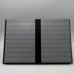 Classeur à bandes 60 pages noires pour timbres.