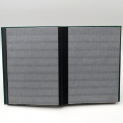 Lot de 2 classeurs Perfecta 64 pages noires pour timbres-poste.