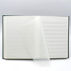 Lot de 4 classeurs à pages blanches pour timbres-poste.