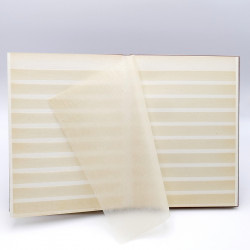 Lot de 4 classeurs à pages blanches pour timbres-poste.