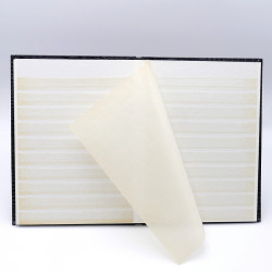 Lot de 4 classeurs à pages blanches pour timbres-poste.