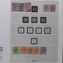 Lot de divers timbres de France fins de catalogue en un album.