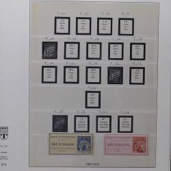 Lot de divers timbres de France fins de catalogue en un album.