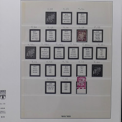 Lot de divers timbres de France fins de catalogue en un album.