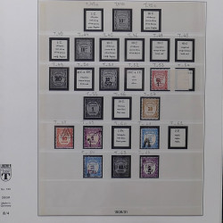 Lot de divers timbres de France fins de catalogue en un album.