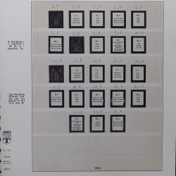 Lot de divers timbres de France fins de catalogue en un album.