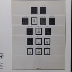 Lot de divers timbres de France fins de catalogue en un album.