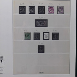 Lot de divers timbres de France fins de catalogue en un album.