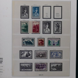 Lot de divers timbres de France fins de catalogue en un album.
