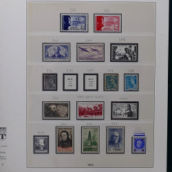 Lot de divers timbres de France fins de catalogue en un album.
