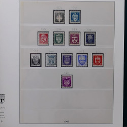 Lot de divers timbres de France fins de catalogue en un album.