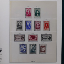 Lot de divers timbres de France fins de catalogue en un album.