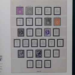 Lot de divers timbres de France fins de catalogue en un album.