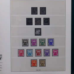 Lot de divers timbres de France fins de catalogue en un album.