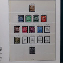 Lot de divers timbres de France fins de catalogue en un album.
