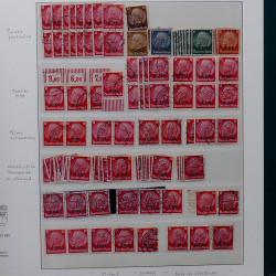 Lot de divers timbres de France fins de catalogue en un album.