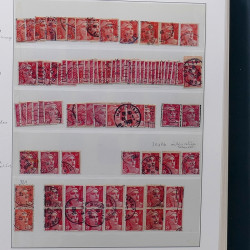 Collection timbres de France 1945-1959 neufs et oblitérés en un album.