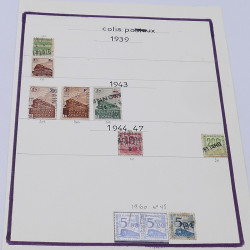Lot de timbres France et Monde à trier en un carton.