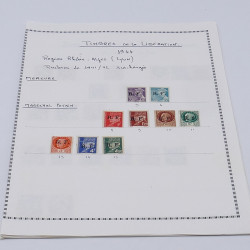 Lot de timbres France et Monde à trier en un carton.