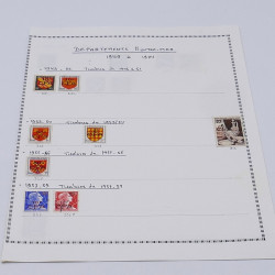 Lot de timbres France et Monde à trier en un carton.
