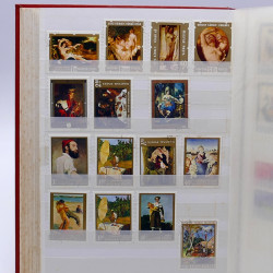 Lot de timbres France et Monde à trier en un carton.