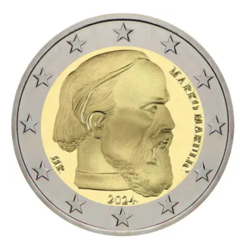 2 euros commémorative Croatie 2024 UNC - Marko Marulic.