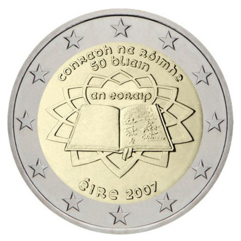 2 euros commémorative Irlande 2007 - Traité de Rome.
