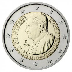 2 euros commémorative Vatican 2007 - Pape Benoit XVI en coffret BU.