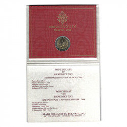 2 euros commémorative Vatican 2008 - Année Saint Paul en coffret BU.