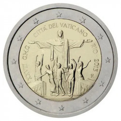 2 euros commémorative Vatican 2013 - GMG à Rio de Janeiro en coffret BU.