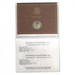 2 euros commémorative Vatican 2011 - GMG en coffret BU.
