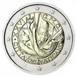 2 euros commémorative Vatican 2011 - GMG en coffret BU.