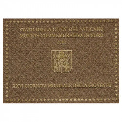 2 euros commémorative Vatican 2011 - GMG en coffret BU.