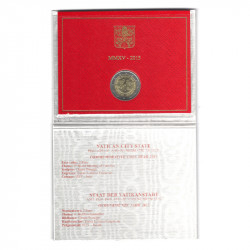 2 euros commémorative Vatican 2015 - Rencontre mondiale des familles en coffret BU.
