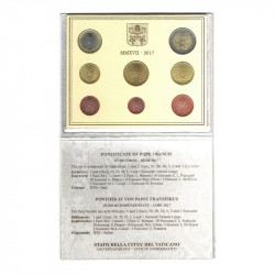 Coffret BU série monnaies euros Vatican 2017 - Pape François.