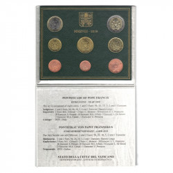 Coffret BU série monnaies euros Vatican 2018 - Pape François.