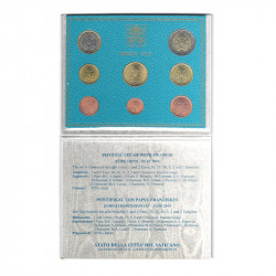 Coffret BU série monnaies euros Vatican 2019 - Pape François.