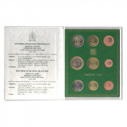 Coffret BU série monnaies euros Vatican 2018 édition spéciale - Pape François.