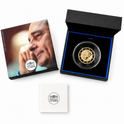 2 euros commémorative France 2022 - Jacques Chirac en coffret BE.