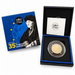 2 euros commémorative France 2022 - Erasmus en coffret BE.