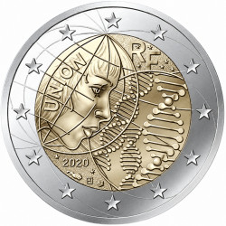 2 euros commémorative France 2020 - Recherche médicale en coffret BE.