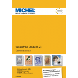 Catalogue de cotation Michel timbres Afrique de l'Ouest 2026/2027 volume 2 (de H à Z).